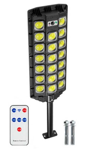 Lampa Solara Stradala W7101B-7 cu 20 LED COB